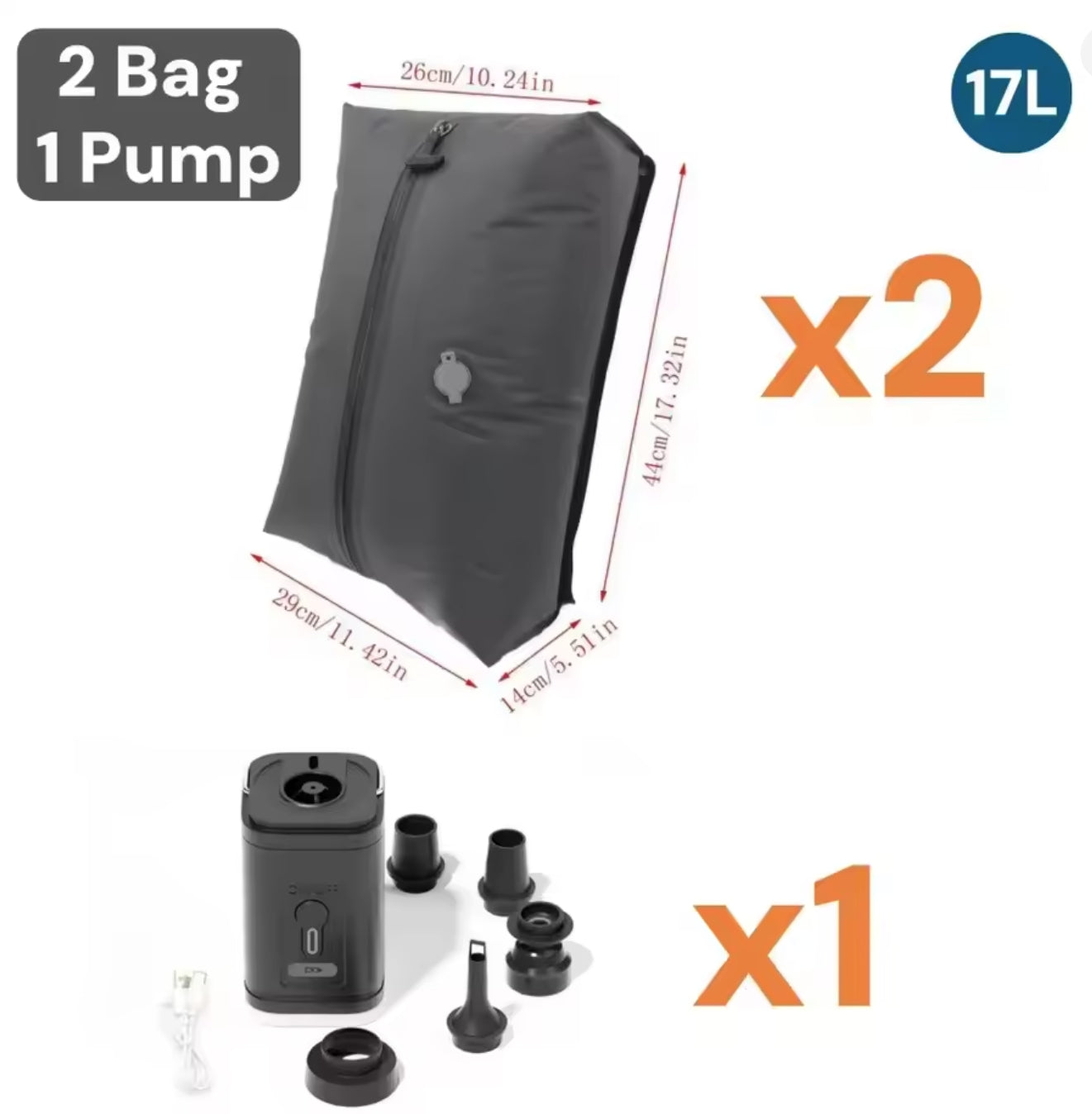 Housse de rangement sous vide BAGLIO MinimaX™ Pouch