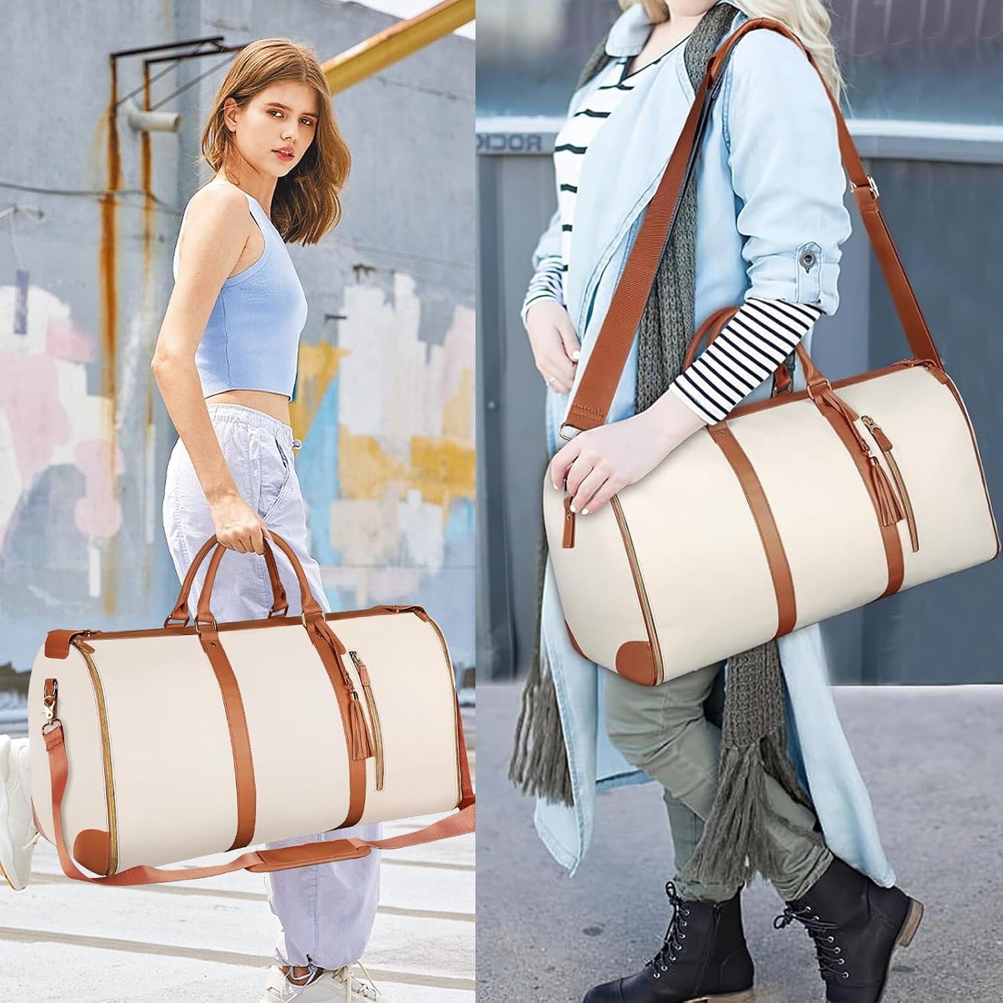 Grand sac de voyage pliable, sac à main pour vêtements