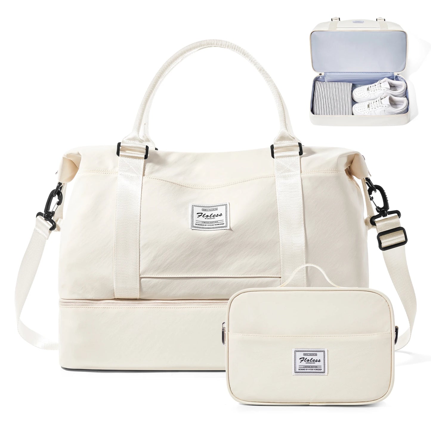 Sac de voyage avec compartiment à chaussure