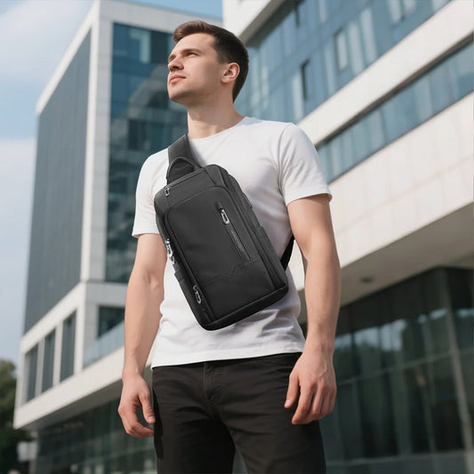 CrossPack Urban Elite – Sacoche bandoulière multi-compartiments