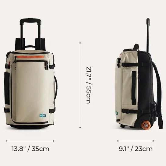 Trolley Cabine BAGLIO RollPack – Sac à Roulettes Pliable 43L