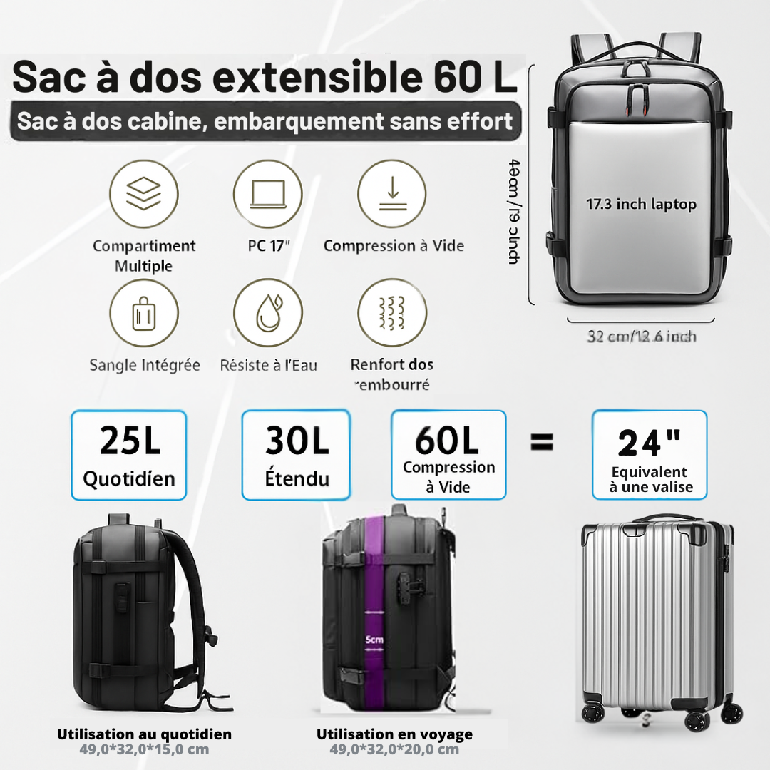 Sac à dos BAGLIO MinimaX™ Voyager