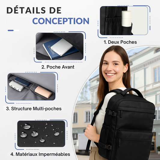 Sac à dos Baglio MinimaX Cabine, 40x20x25 cm