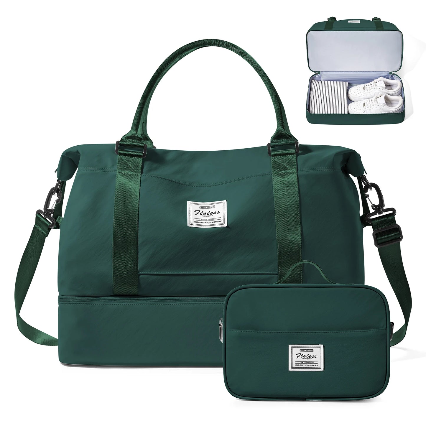 Sac de voyage avec compartiment à chaussure