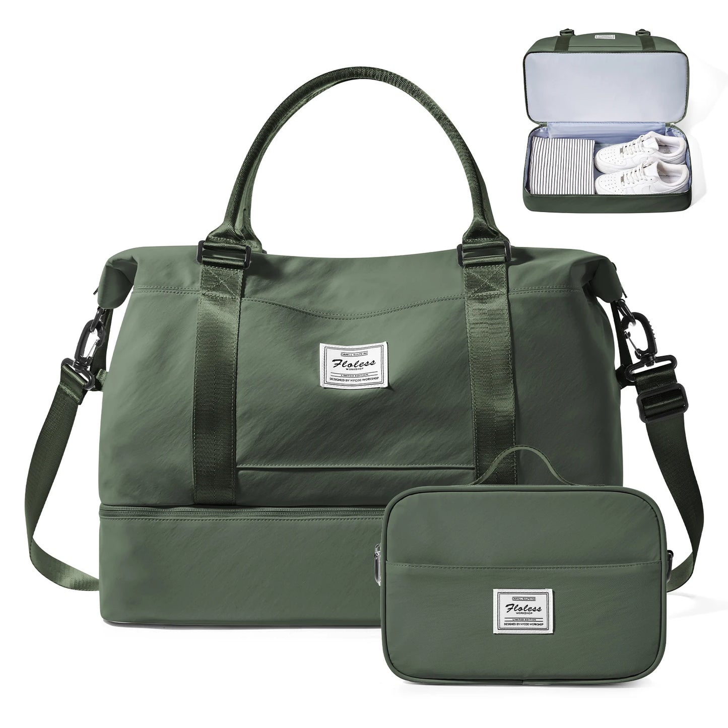 Sac de voyage avec compartiment à chaussure