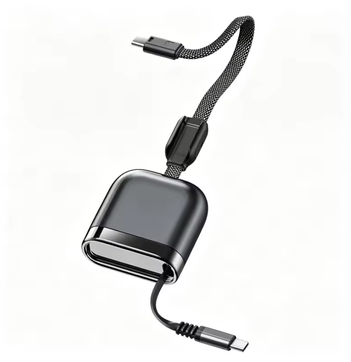 Câble USB-C rétractable Baglio, jusqu'à 240 W