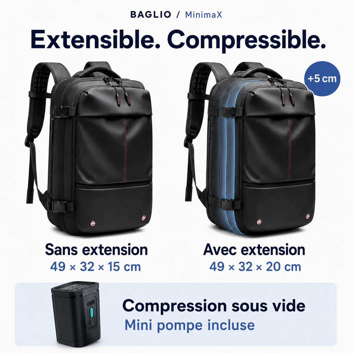 Sac à dos BAGLIO MinimaX™ Voyager