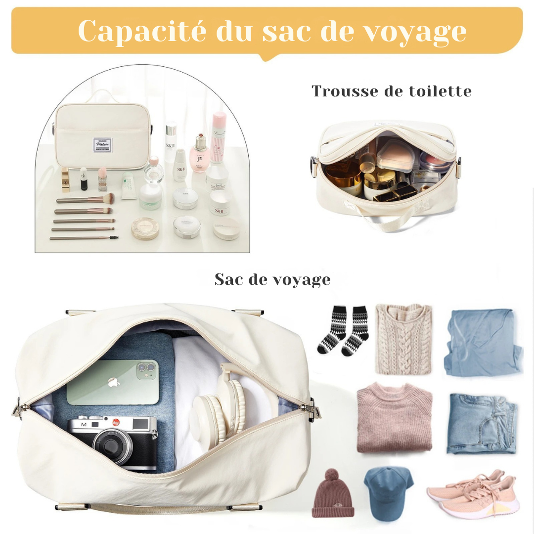 Sac de voyage avec compartiment à chaussure