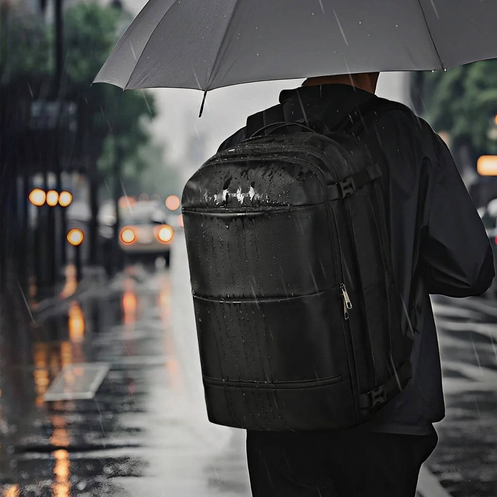 Sac à Dos VacuPack Voyage – Extensible 36-55L avec compression vacuum intégrée