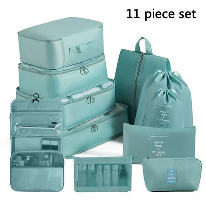 Organisateur Valise PackNest Pro – Set de Rangement Voyage 9 à 11 Pièces