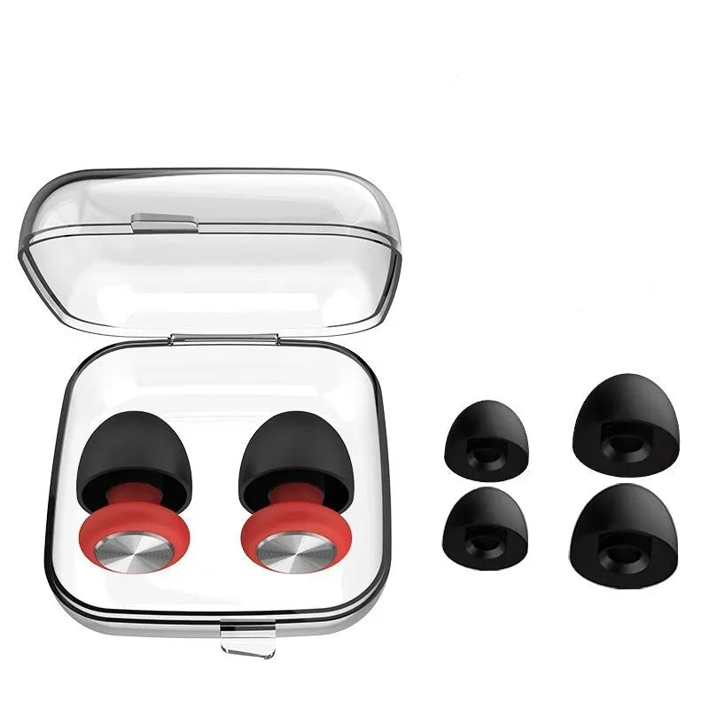 SilentPro 3D – Bouchons d'Oreilles Réutilisables Silicone Triple Isolation