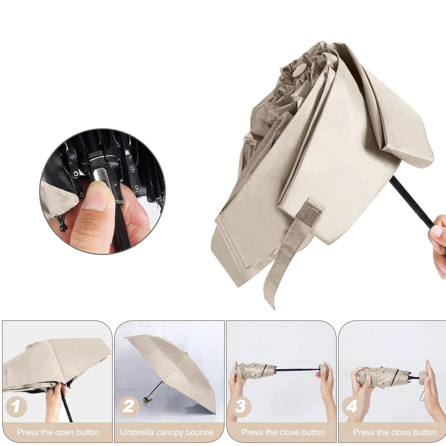 Mini Parapluie Pliant Automatique SkyShield
