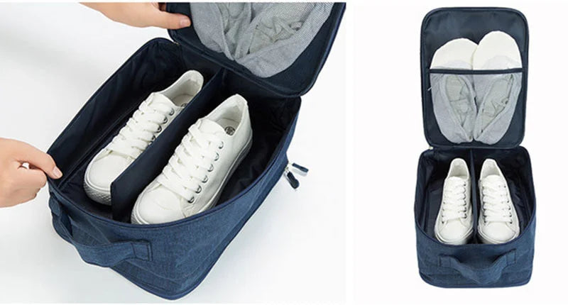 Sac à chaussures de Voyage Escapade Pro – Organisateur Imperméable, Pliable & Anti-Poussière