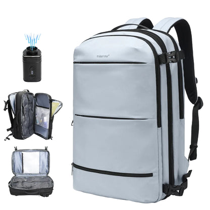 Sac à Dos VacuPack Voyage – Extensible 36-55L avec compression vacuum intégrée