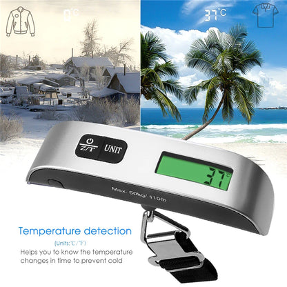 Balance numérique portable  10gx50kg à affichage LCD