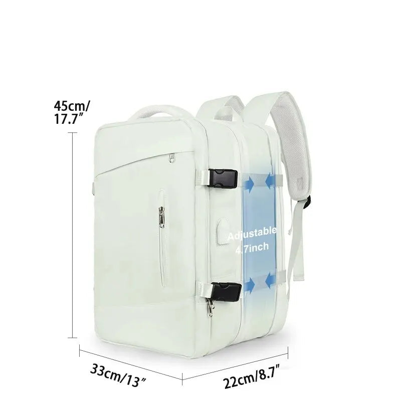 Sac à Dos de Voyage Extensible 40L avec Port USB- TravelPro Extensible