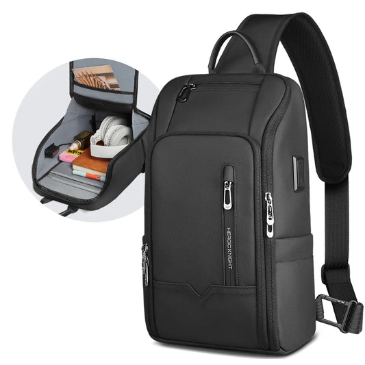 CrossPack Urban Elite – Sacoche bandoulière multi-compartiments