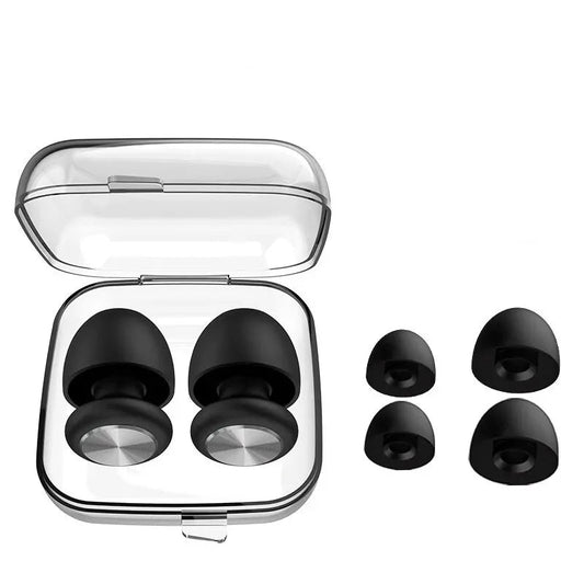 SilentPro 3D – Bouchons d'Oreilles Réutilisables Silicone Triple Isolation