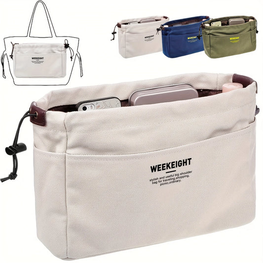 Pochette de rangement en toile avec cordon de serrage