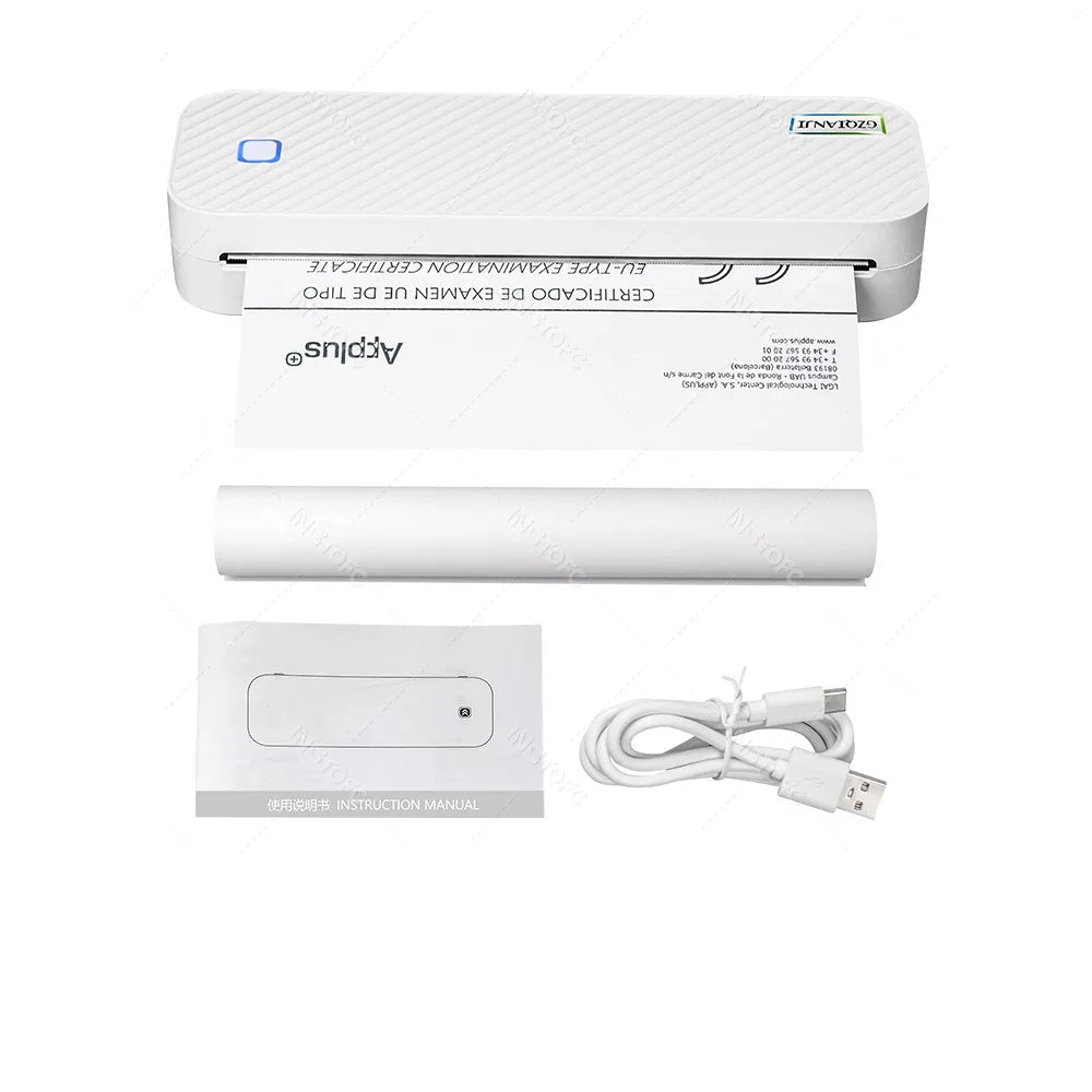 Imprimante Thermique Portable A4 PrintPro – Imprimez Partout, Sans Encre Ni Câble