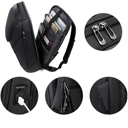 ProPack Executive – Sac à dos laptop 15,6 pouces, port USB & sangle trolley