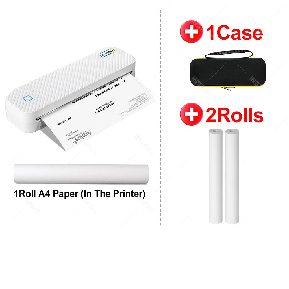 Imprimante Thermique Portable A4 PrintPro – Imprimez Partout, Sans Encre Ni Câble