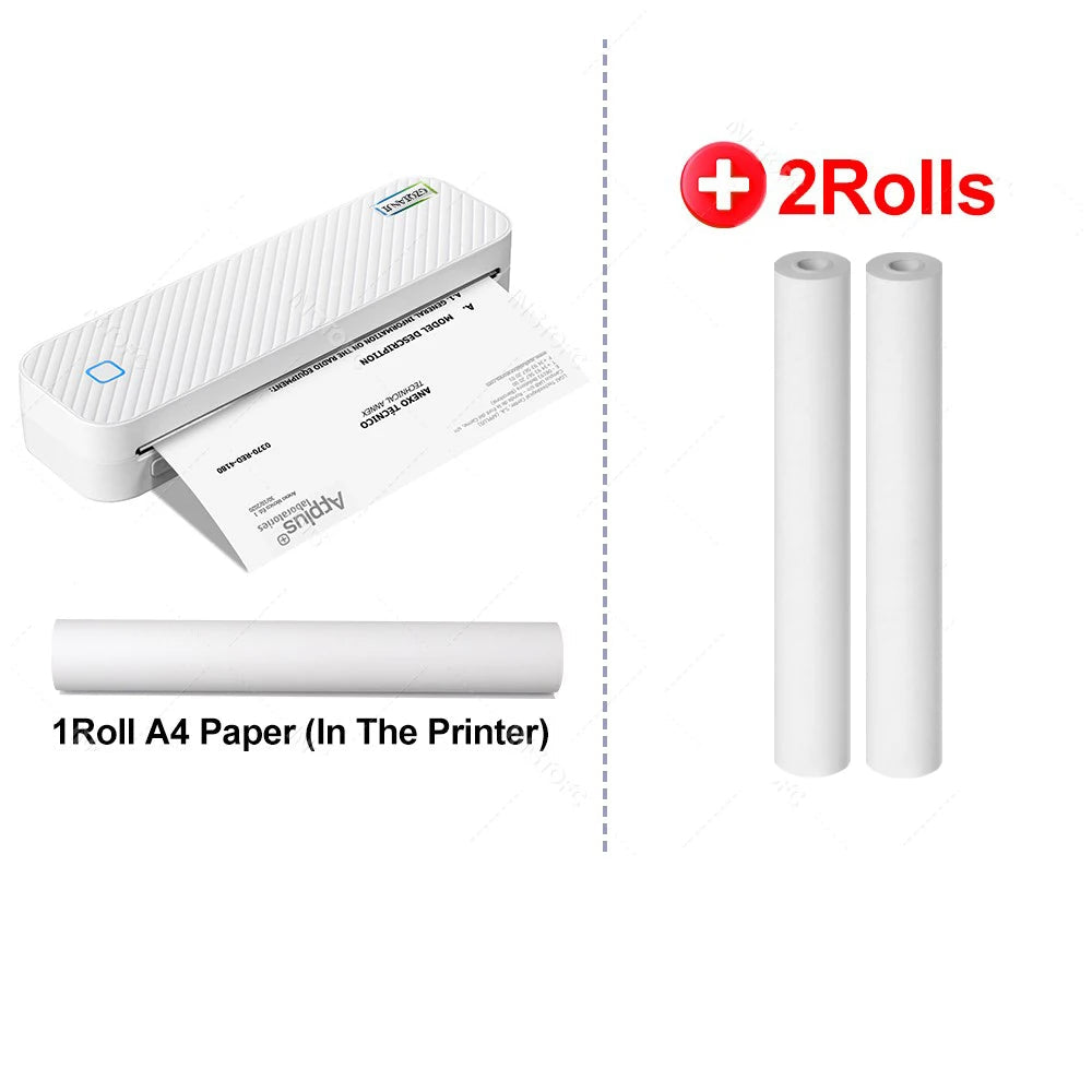Imprimante Thermique Portable A4 PrintPro – Imprimez Partout, Sans Encre Ni Câble