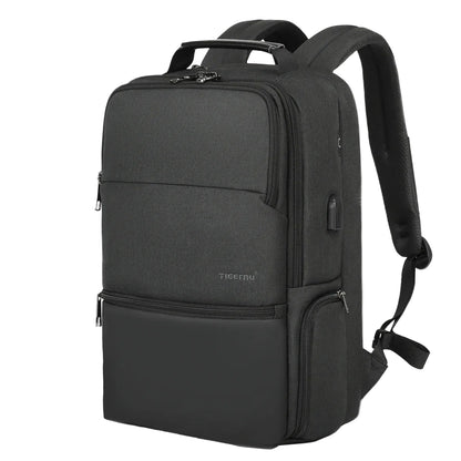 ShieldPack Elite – Sac à dos extensible, anti-RFID, antivol, port USB & imperméable