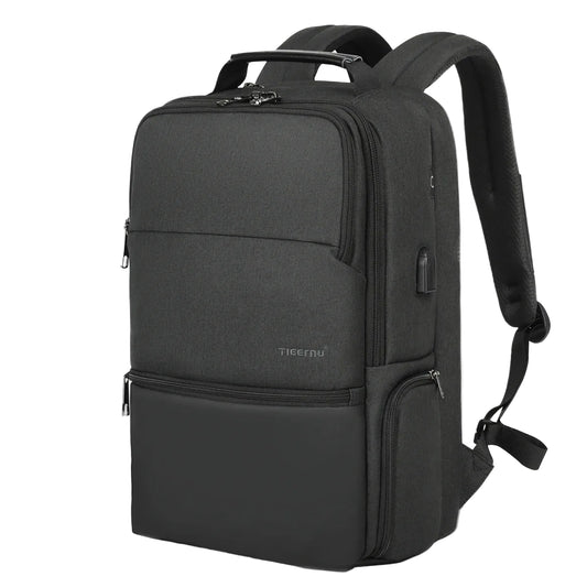 ShieldPack Elite – Sac à dos extensible, anti-RFID, antivol, port USB & imperméable