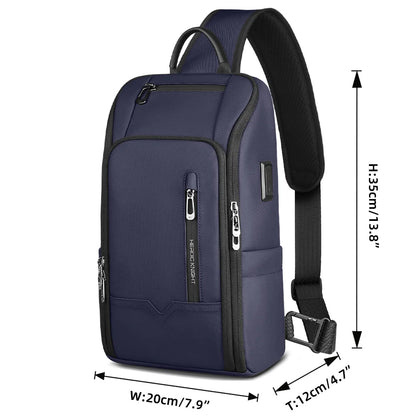 CrossPack Urban Elite – Sacoche bandoulière multi-compartiments