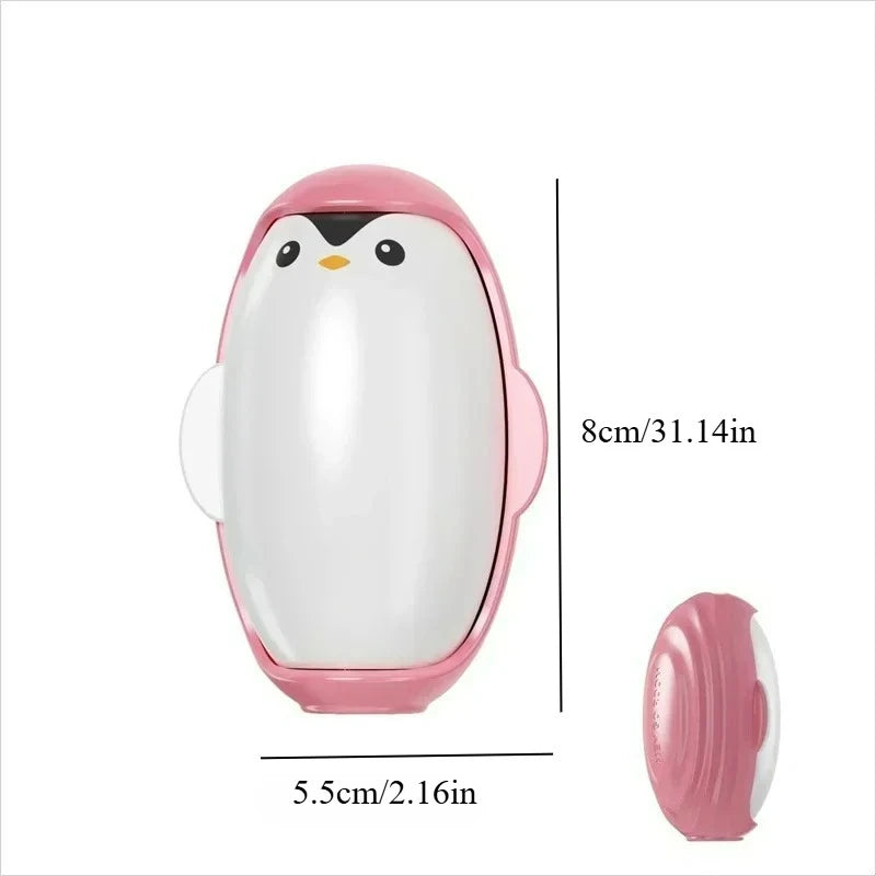 Rouleau Anti-Peluches Pingouin Réutilisable