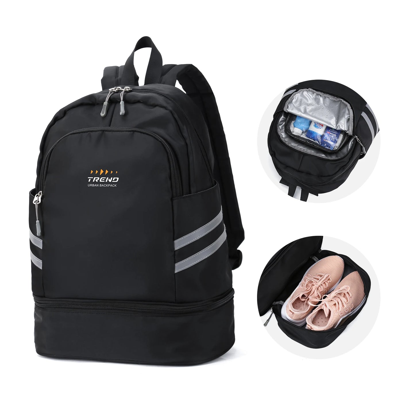 Sac à Dos Pliable avec Compartiment Chaussures - TREND Urban Backpack