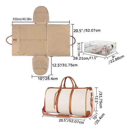 Grand sac de voyage pliable, sac à main pour vêtements