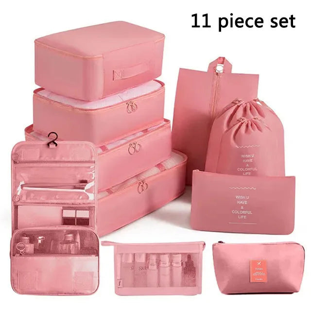 Organisateur Valise PackNest Pro – Set de Rangement Voyage 9 à 11 Pièces