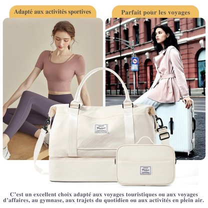 Sac de voyage avec compartiment à chaussure