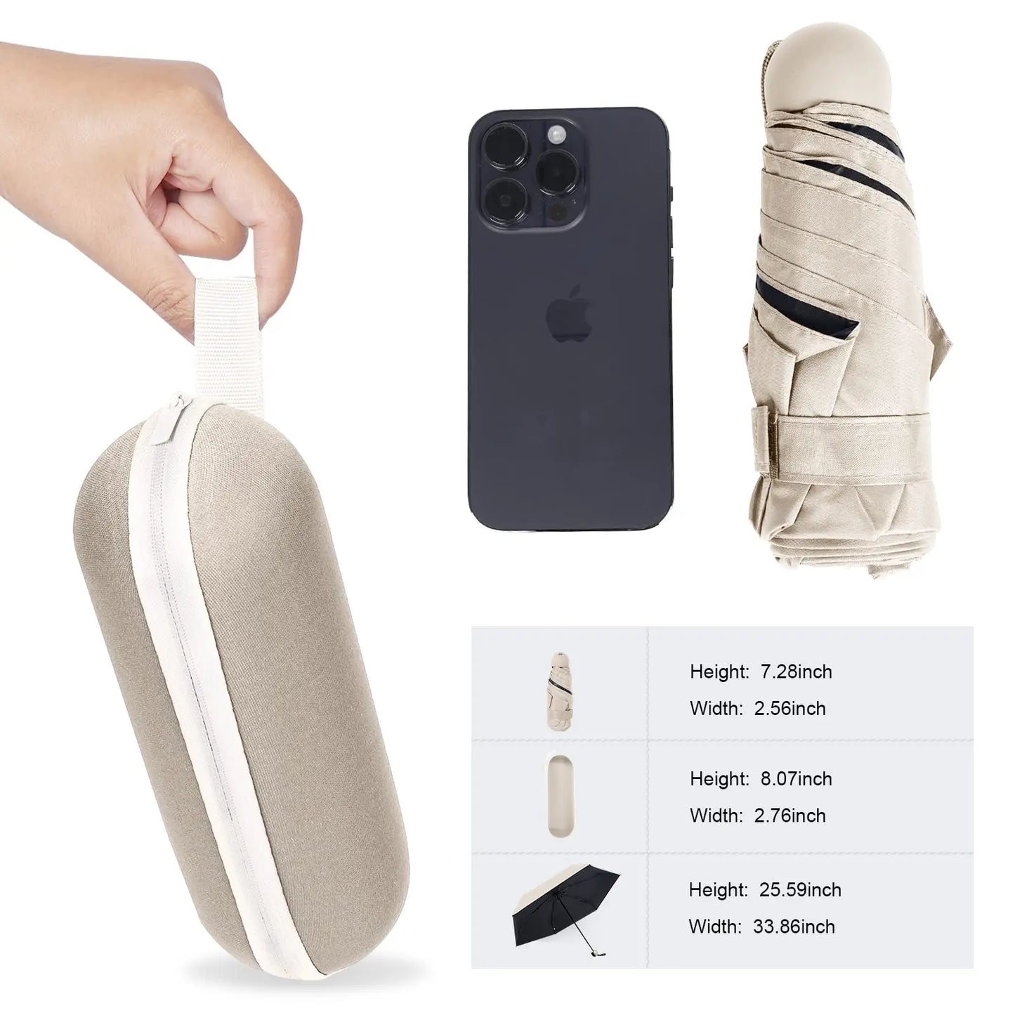 Mini Parapluie Pliant Automatique SkyShield