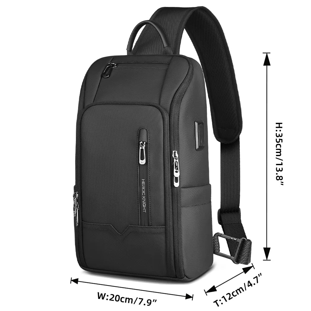 CrossPack Urban Elite – Sacoche bandoulière multi-compartiments