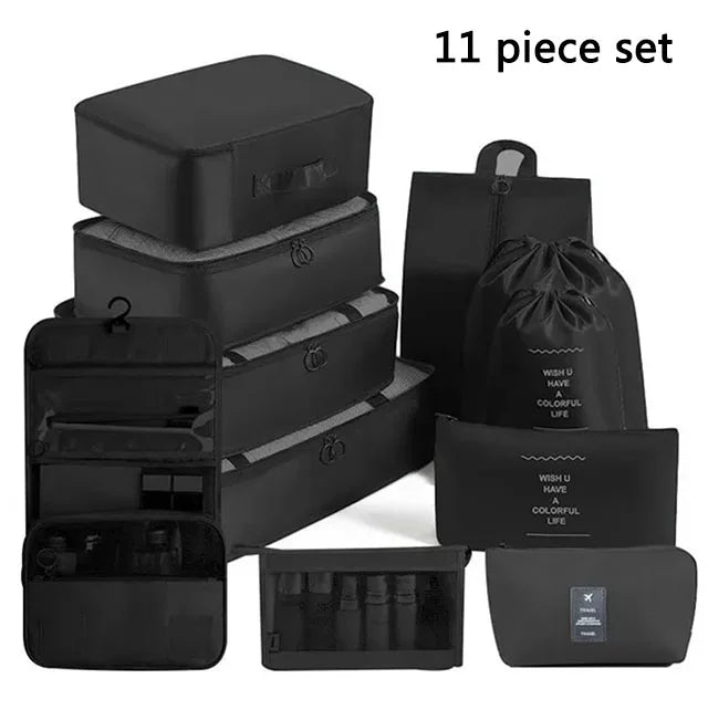 Organisateur Valise PackNest Pro – Set de Rangement Voyage 9 à 11 Pièces