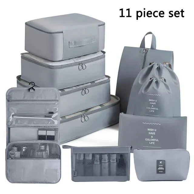 Organisateur Valise PackNest Pro – Set de Rangement Voyage 9 à 11 Pièces