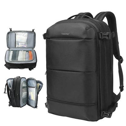 Sac à Dos VacuPack Voyage – Extensible 36-55L avec compression vacuum intégrée