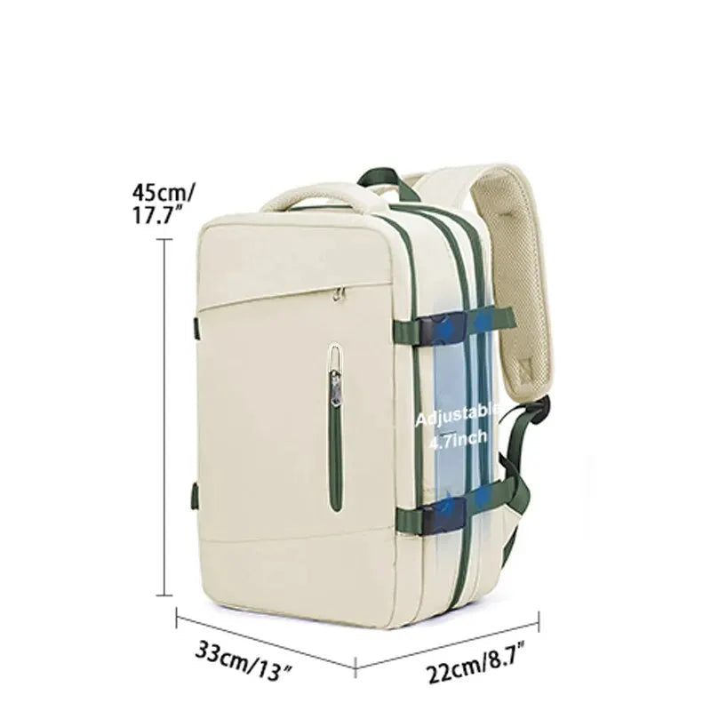 Sac à Dos de Voyage Extensible 40L avec Port USB- TravelPro Extensible
