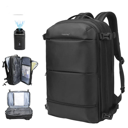 Sac à Dos VacuPack Voyage – Extensible 36-55L avec compression vacuum intégrée